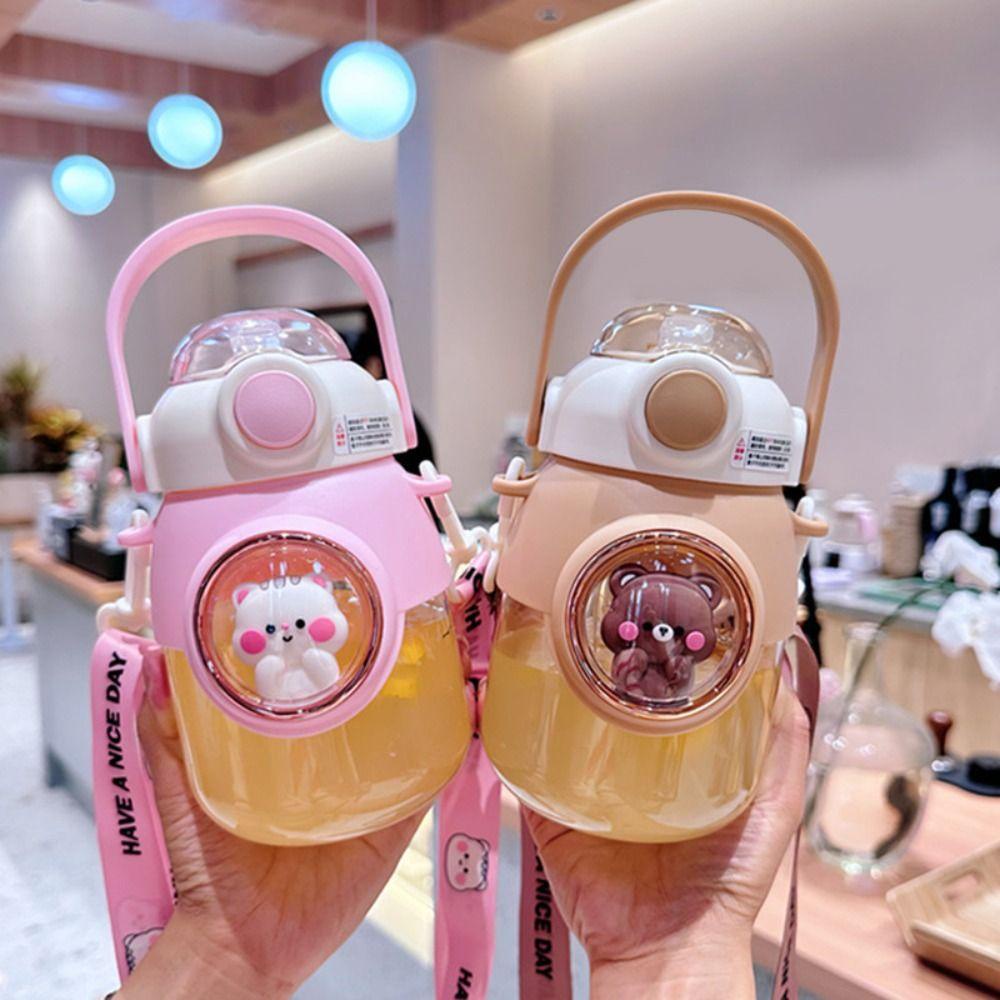 Bình Nước Họa Tiết Hoạt Hình Xinh Xắn Dành Cho Bé