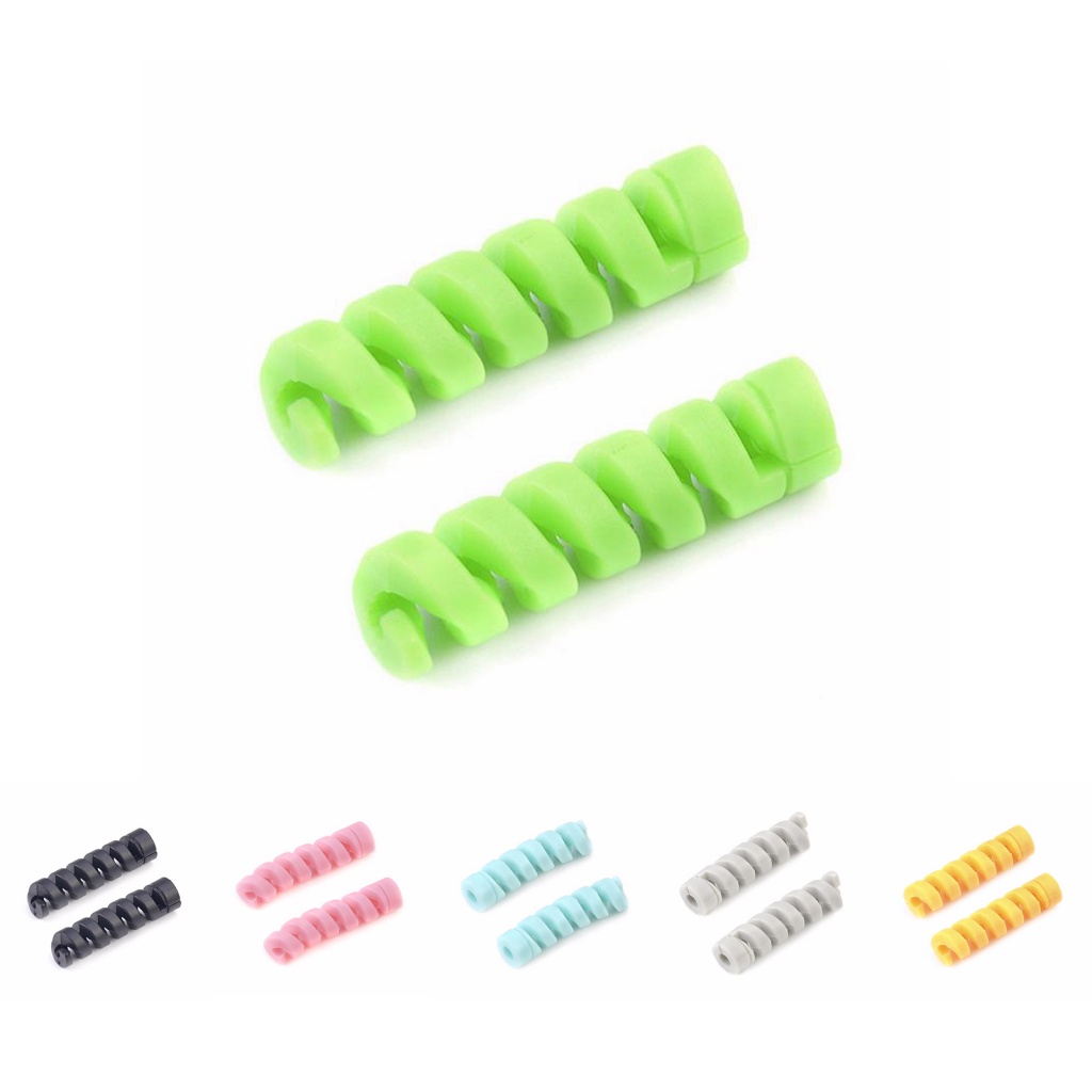 Cặp dây quấn bảo vệ dây cáp sạc LENOVO sunflower bằng nhựa bền bỉ cho điện thoại / máy tính / laptop