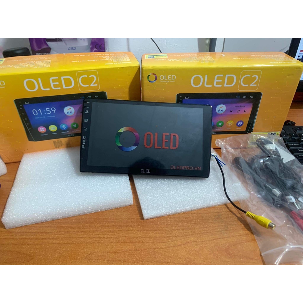 Màn Hình DVD Android Ô Tô OLED C2 WIFI Ram 1gb 9icnh 16gb Chính Hãng Bảo Hành 1 Năm