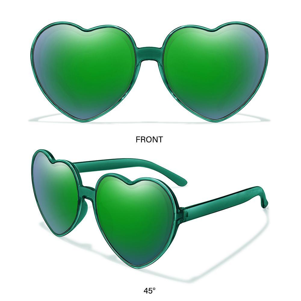 Kính Mát Gọng Trái Tim Thời Trang Cho Nữ