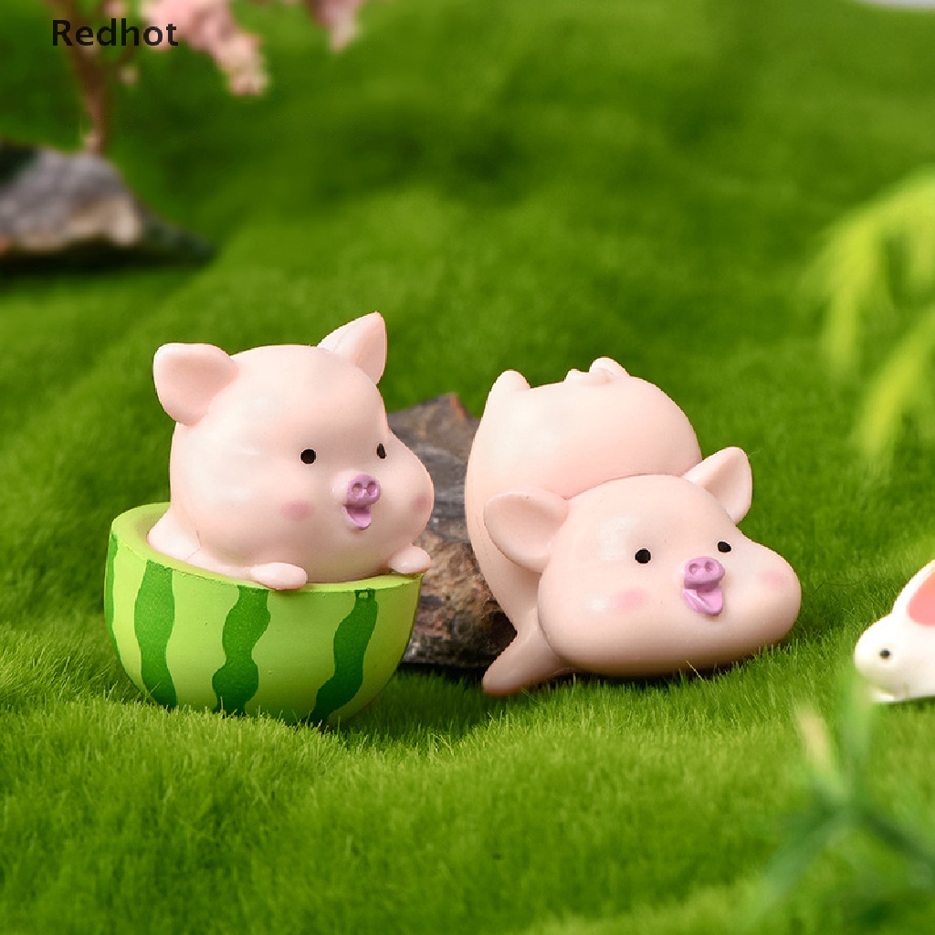 Mô Hình Chú Heo Mini Dễ Thương Dùng Trang Trí Tiểu Cảnh