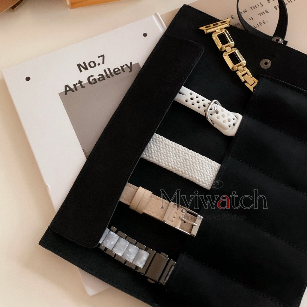 Túi Da Đựng Dây Cáp / Dữ Liệu Đa Năng Cho Samsung Xiaomi iwatch 8 7 6 5 4 SE 3 2 1 41 45mm 40mm 44 42 mm Mi 6 5 4 3