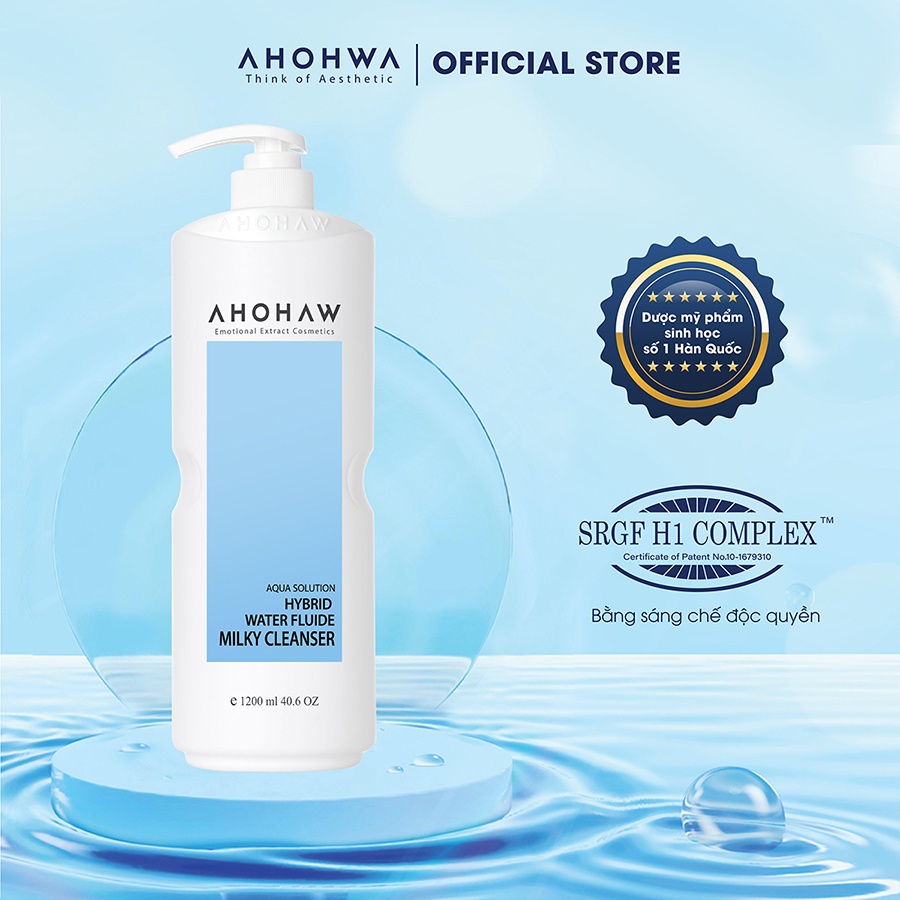 Sữa tẩy trang dành cho mọi loại da Ahohwa Aqua Solution 