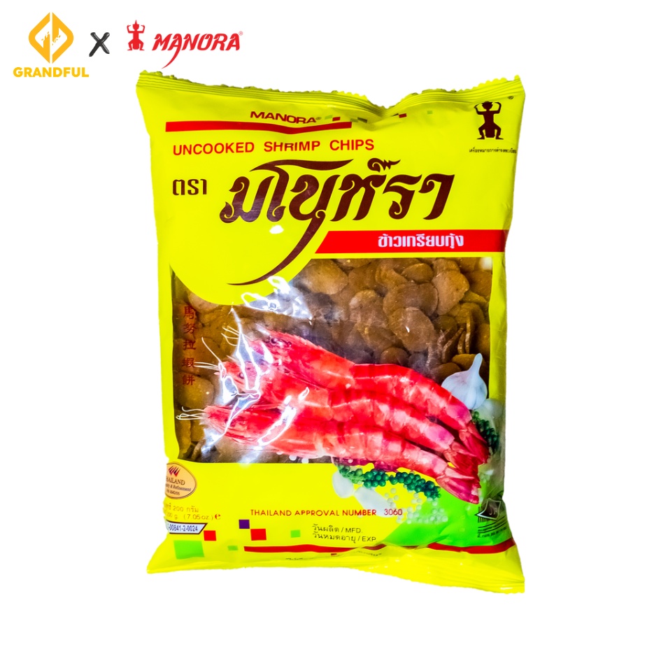 Bánh Phồng Tôm/Cua Chưa Chiên MANORA 200g