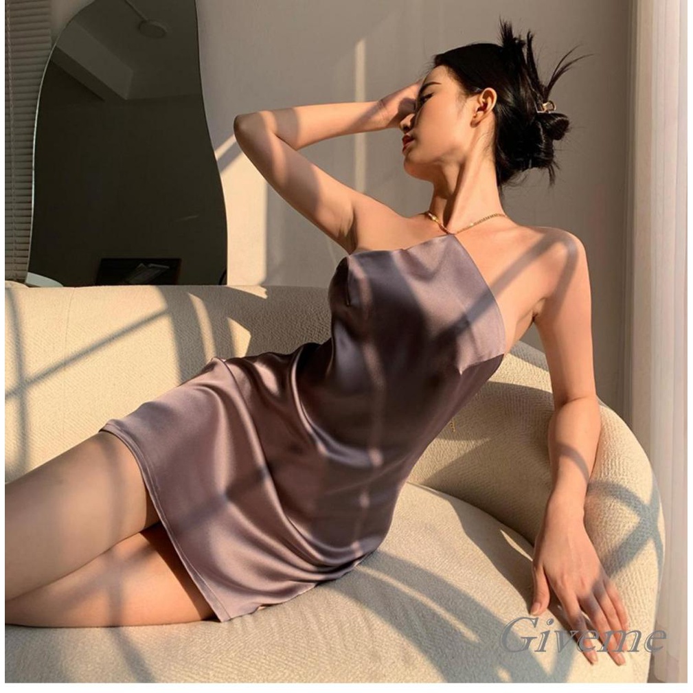 Đầm Ngắn Sát Nách Màu Sắc Thời Trang Cho Nữ