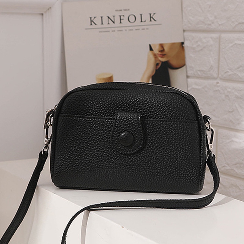 Túi Đeo Vai Màu Trơn Đơn Giản Thời Trang Phong Cách Hàn Quốc Cho Nữ