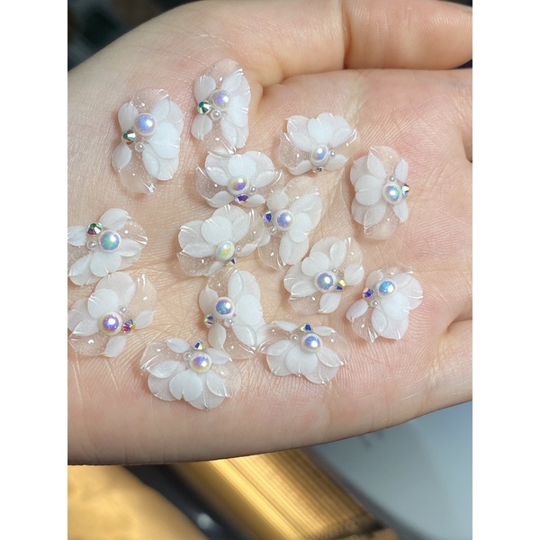 Hoa Bột Nail - Hoa Nửa Vẽ
