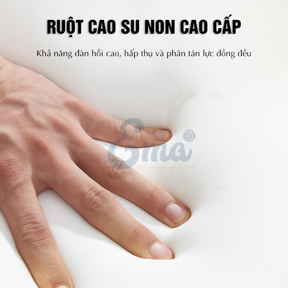 Bộ gối tựa đầu tựa lưng ô tô cao su non AutoX thiết kế công thái học phù hợp tất cả các loại xe hơi | BigBuy360 - bigbuy360.vn