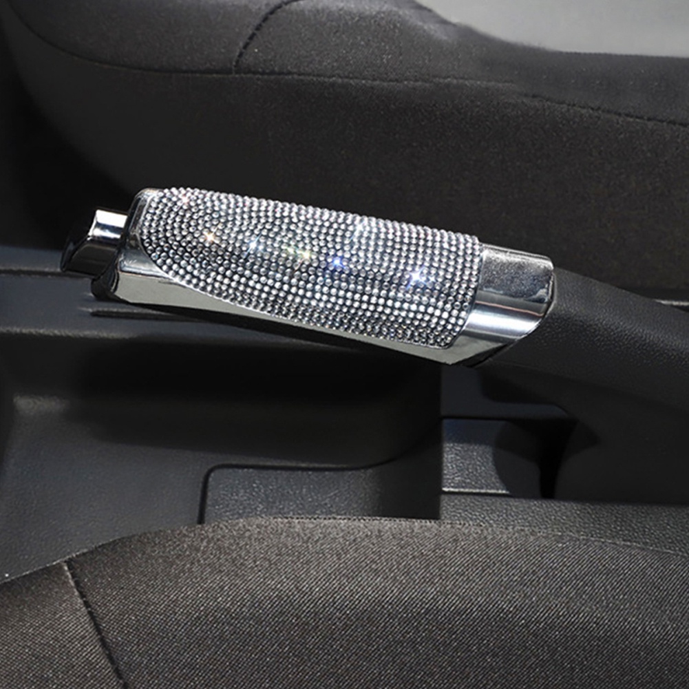 Ốp Bọc Phanh Tay Đính Đá Cao Cấp Nổi Bật Cho Xe Ô Tô