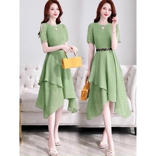 Đầm voan lụa mềm mại kiểu dáng dễ thương QCNP3562
