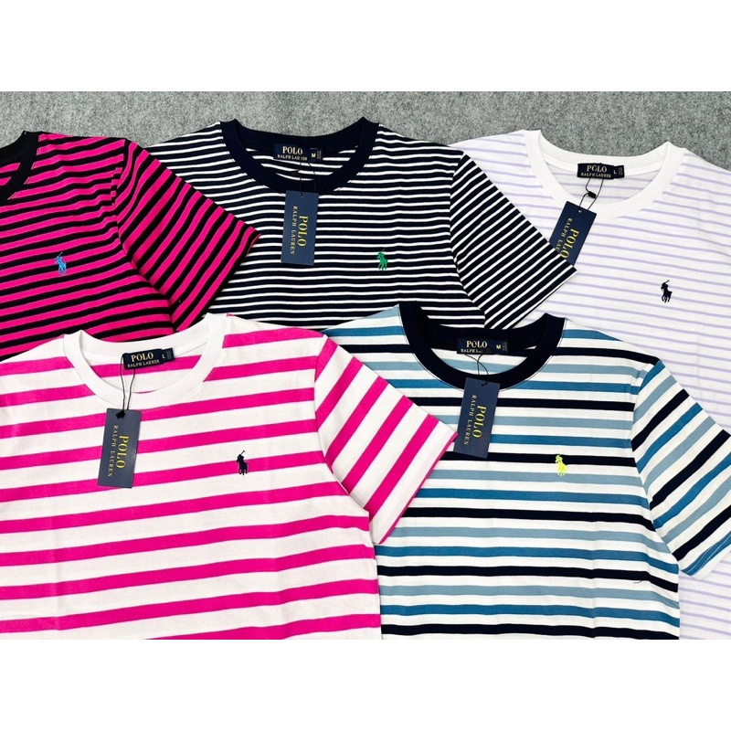 ÁO THUN SỌC TAY NGẮN