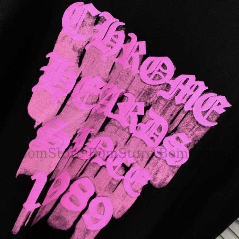 Áo Thun Chrome Hearts 1989 - Áo Phông Cotton Dáng Rộng Nam Nữ