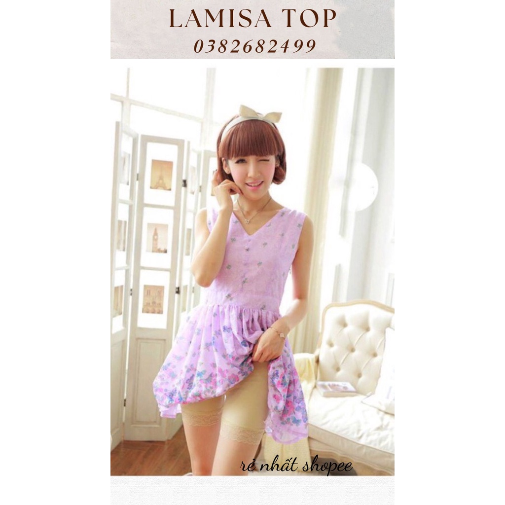 Quần mặc Váy COTTON Chân Ren 1820