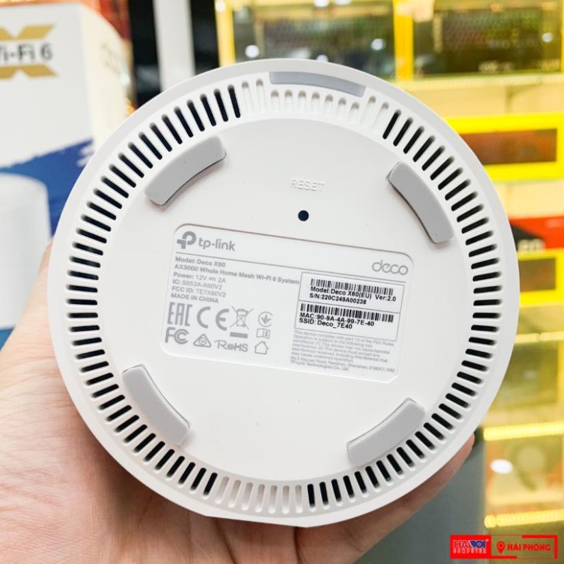 Bộ phát wifi Mesh Tp-Link Deco X60 3 pack WIFI 6 AX3000