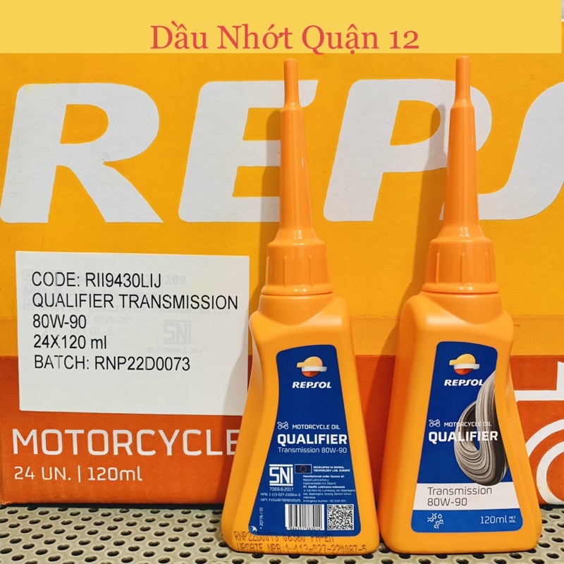 Nhớt Láp - Nhớt hộp số Repsol Gear Oil 80W-90 Dùng Cho Xe Máy Tay Ga