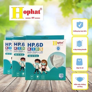 Khẩu trang 4 lớp 6d hồ phát dành cho trẻ em 5 - 12 tuổi