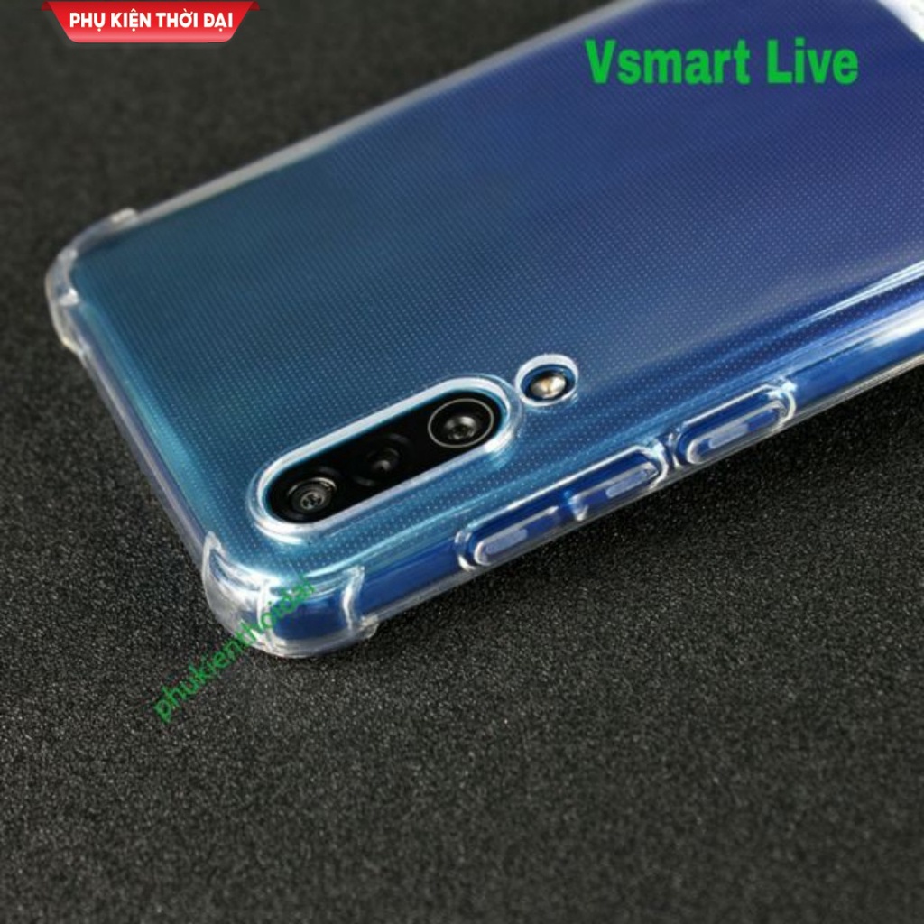Ốp lưng Vsmart Live chống sốc vân da bò ( Lưu ý hơi lệch cam