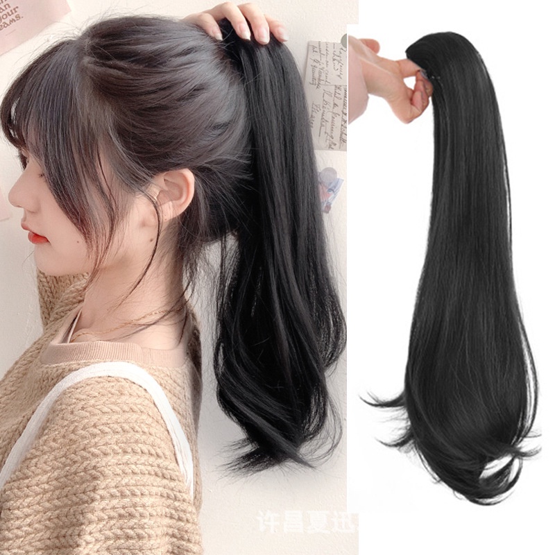 Tóc Giả Đuôi Ngựa Có Kẹp Gắn Đuôi Ngựa Nhẹ Nhàng Cho Nữ