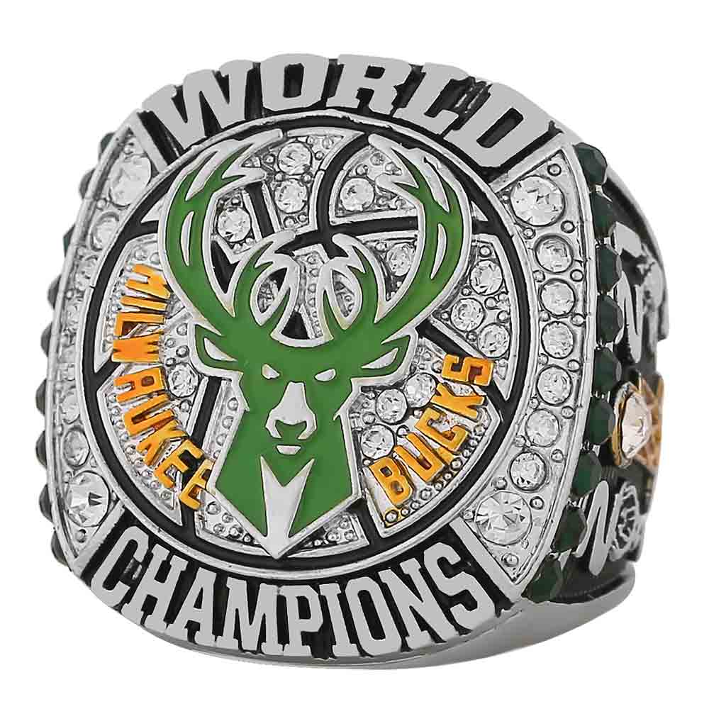 Nhẫn Đeo Tay Khắc Chữ Champion 2022nba Bucks Thời Trang Cho Nam