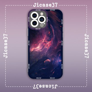 Ốp lưng iphone samsung xiaomi oppo cạnh vuông Jicase JMcase Chòm Sao Vũ Trụ Space Pattern Galaxy
