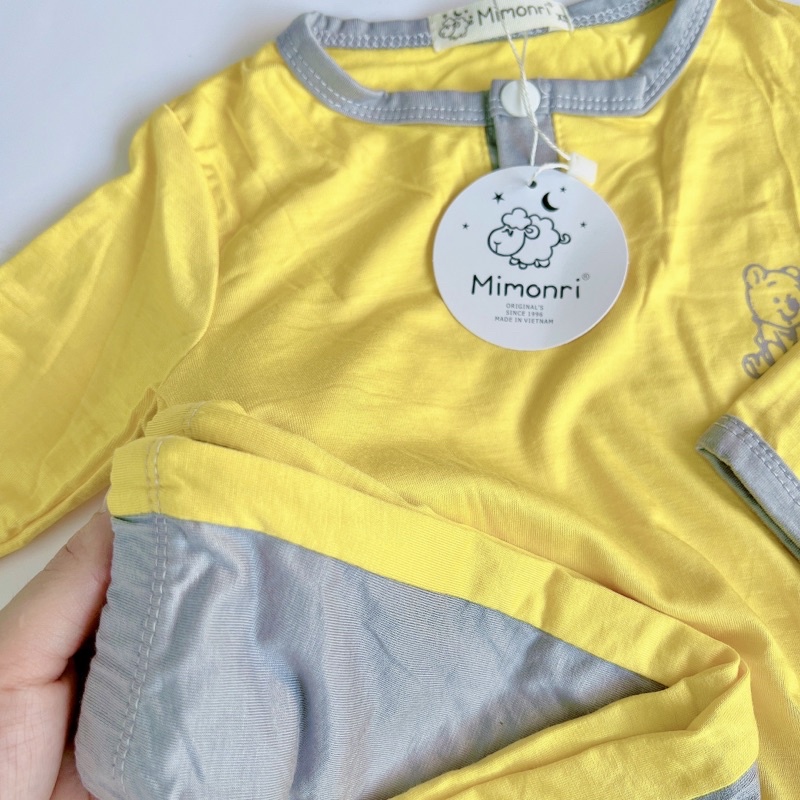 Set bộ tay dài quần dài mimonri cho bé trai và bé gái 5-18kg