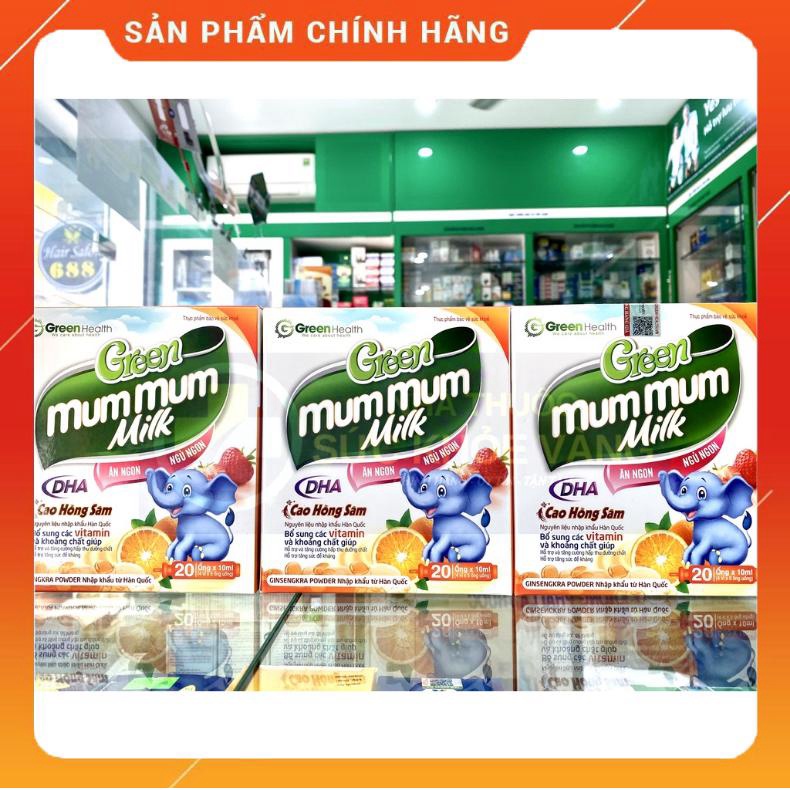 ✅ Green Mum Mum Milk Ăn Ngon Cho Trẻ Biếng Ăn
