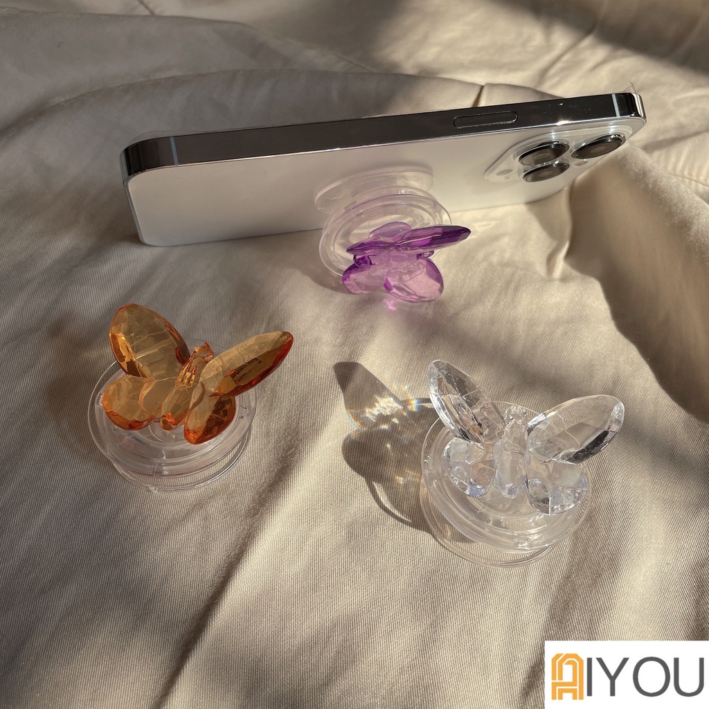 Giá Đỡ Điện Thoại Bằng Nhựa Acrylic Kiểu Dáng Hoạt Hình Dễ Thương