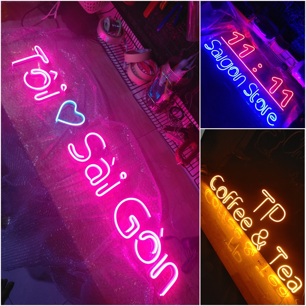 Đèn Led Neon Theo Tên Tùy Chọn font Clip | 84Fclip