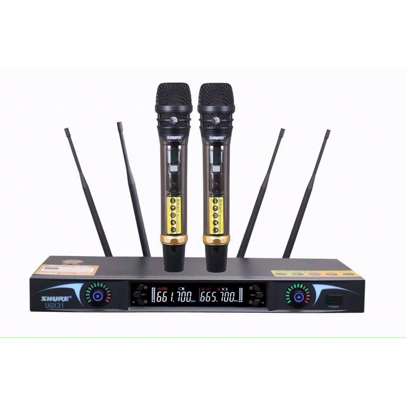 Micro không dây Shure UGX31 / Shure Ur30 xmax năm 2023  - Gia Khang Shop