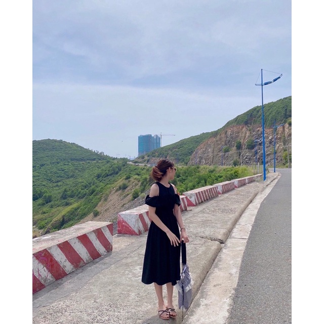 Đầm chun eo Julie form dài