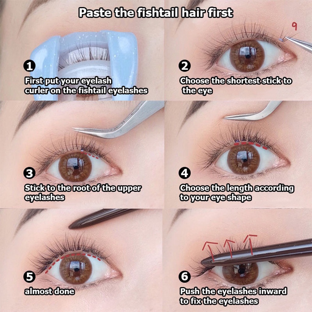 Lông mi giả Cotremyp có thể tái sử dụng trang điểm tự nhiên