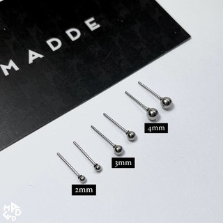 Bông Tai bi titan nam nữ / Madde