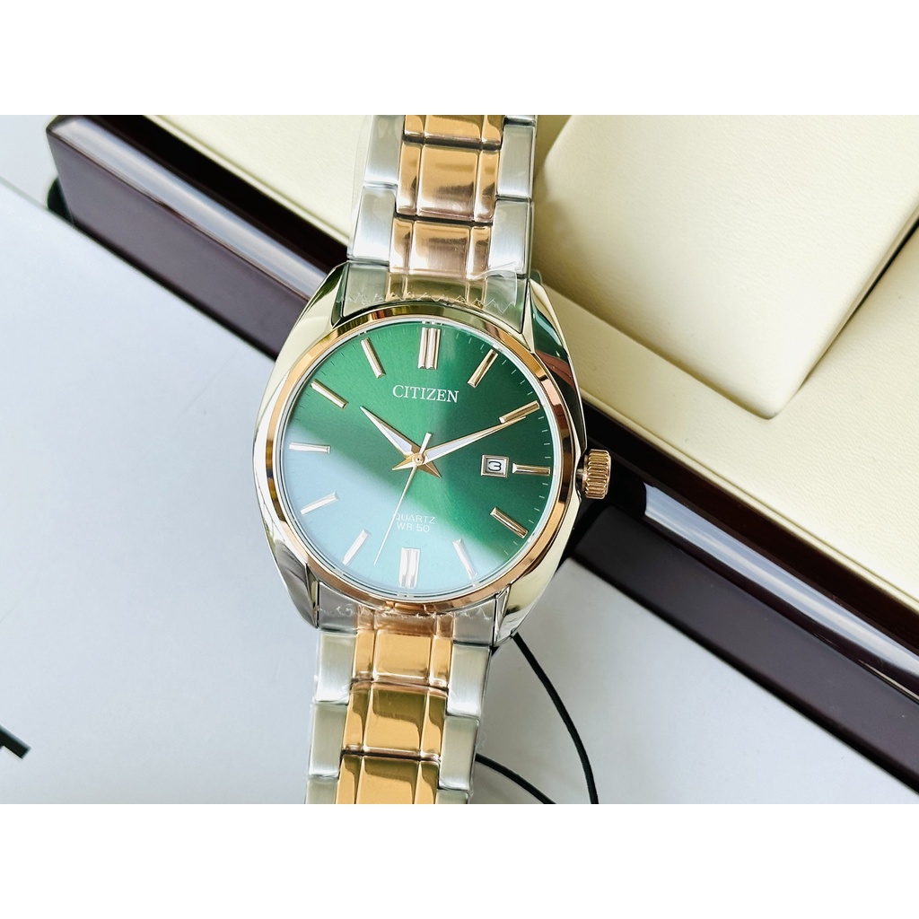 Đồng Hồ Nam CITIZEN Quartz BI5104- 57Z Chính Hãng Tặng Dây Da Cao Cấp