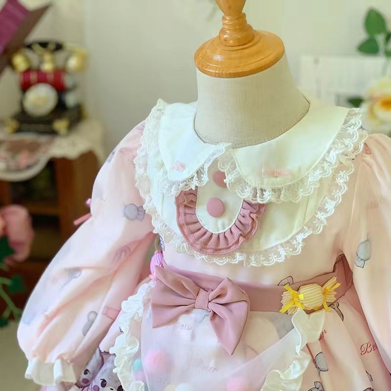Hàng Mới Về Đầm Công Chúa lolita Dễ Thương Thời Trang Xuân Thu Cho Bé Gái