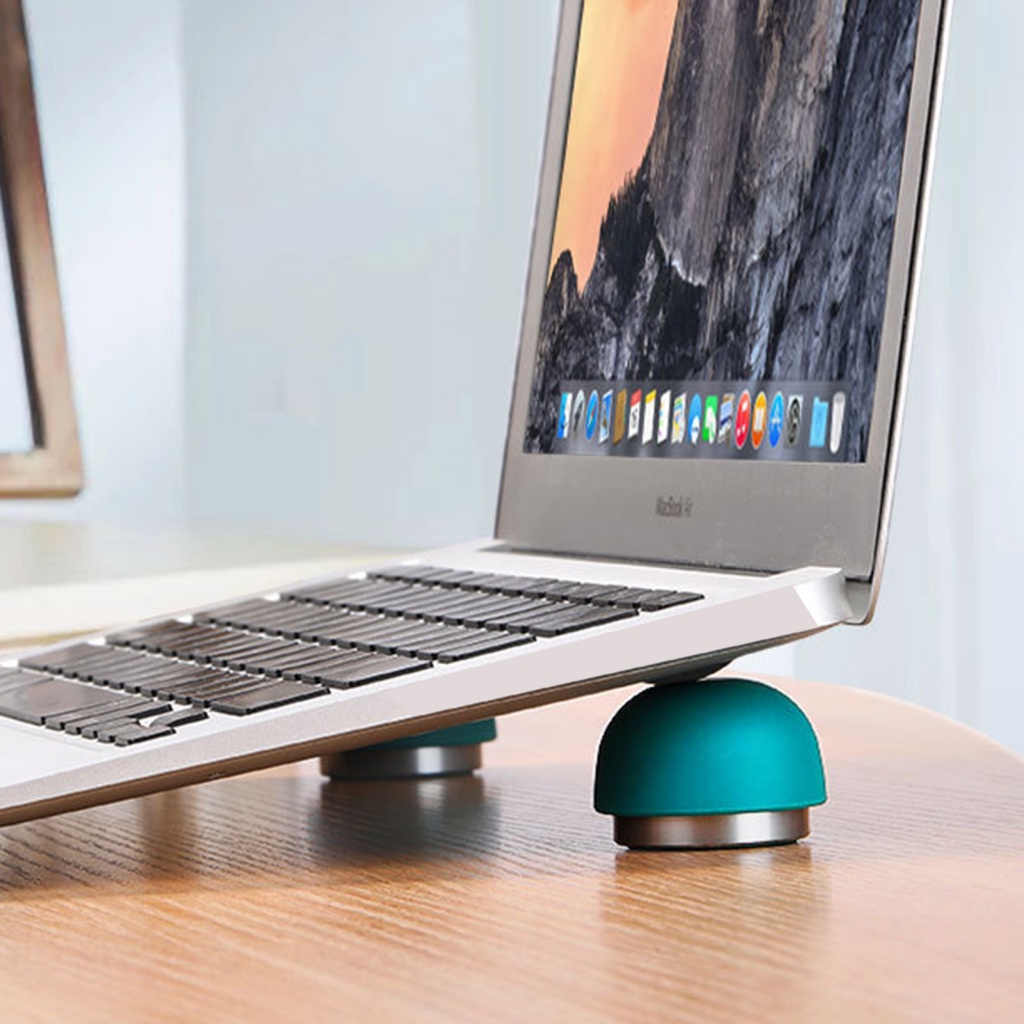 Bộ 2 Giá Đỡ Máy Tính Bằng Silicon Hình Nấm / Hoa Hướng Dương Nhỏ Gọn