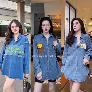 ÁO SƠ MI JEANS (KÈM VIDEO HÌNH THẬT)