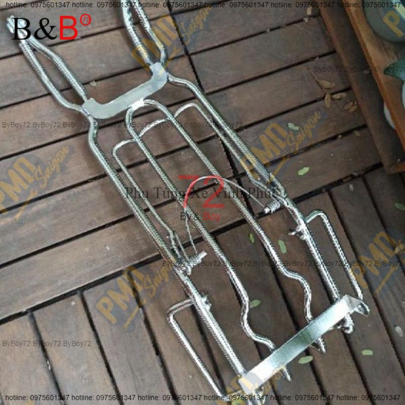 Baga giữa cub 81,82, dream 100 inox và sắt sơn đen