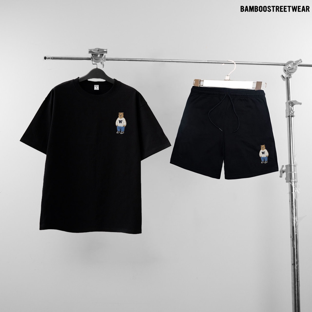 [Mã BMLTB35 giảm đến 35K đơn 99K] Bộ Thể Thao Nam Nữ BamBooStreetWear WHOAU (BỘ 206-207)