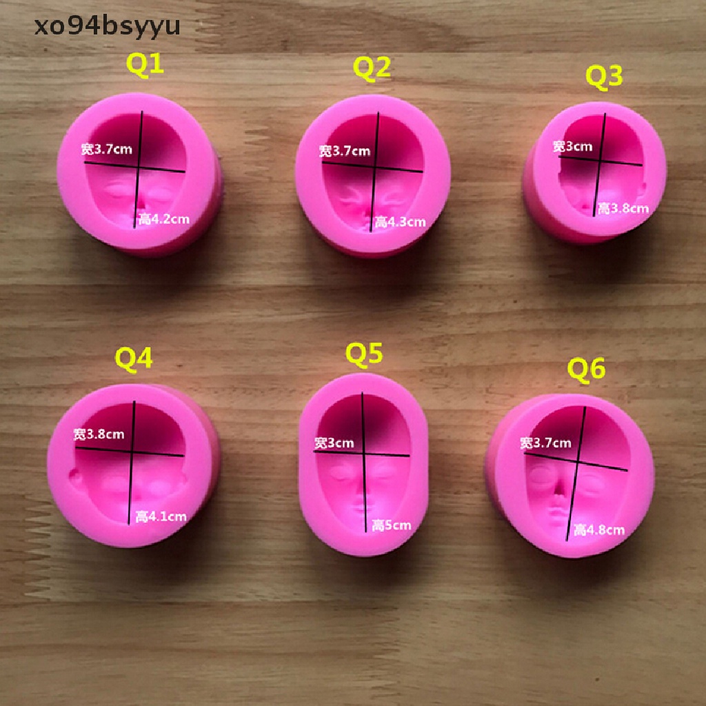 1 Khuôn Silicon Làm Xà Phòng / Sô Cô La Thủ Công Hình Mặt Em Bé xo94bsyyu