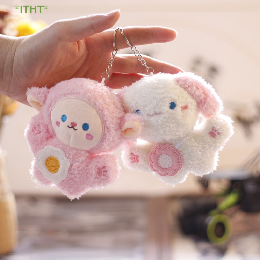 Đồ chơi nhồi bông Hình Động Vật Dễ Thương Có Móc Khóa Mới