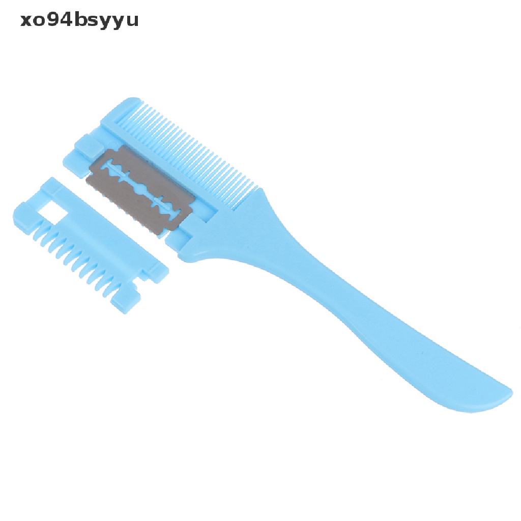 Lược Chải Tóc Xo94Bsyu Thiết Kế Hai Mặt Kèm Lưỡi Dao Tiện Dụng