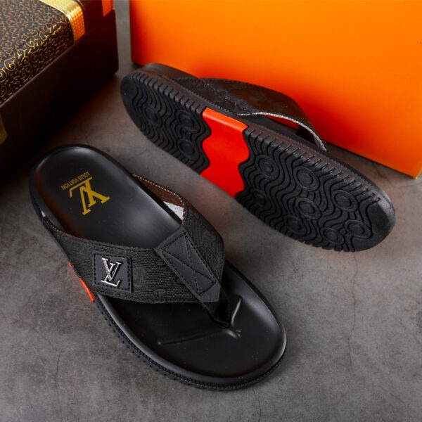 Dép kẹp nam LV cao cấp chất lượng, dép nam lv