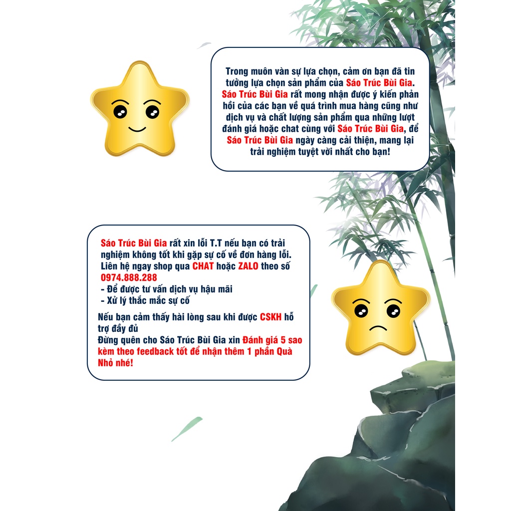 Sáo trúc Dizi Việt dòng VS2 - Sáo trúc Bùi Gia chính hãng