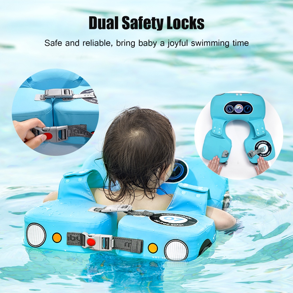 Phao Bơi Hình Xe Hơi Mềm Mại Chống Nước Thân Thiện Với Làn Da Cho Bé 8-36 Tháng Tuổi