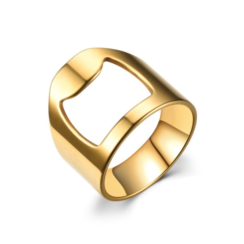 Nhẫn Hở Bằng Thép Titan Đa Năng Kiểu Đơn Giản Cho Nam