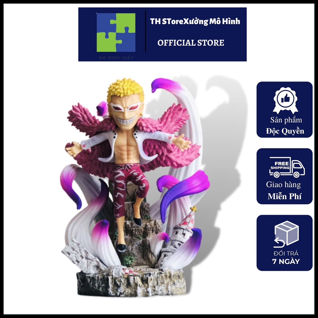 Mô hình One Piece Doflamingo Chibi cao 12 cm phiên bản mới nhất, Figure One Piece giá rẻ