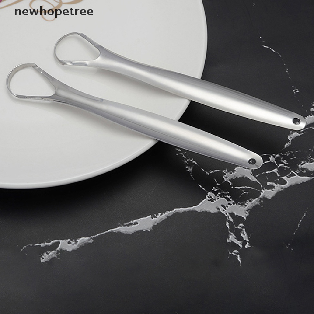 Set 1 Dụng Cụ Nạo Lưỡi Bằng Thép Không Gỉ Có Thể Tái Sử Dụng