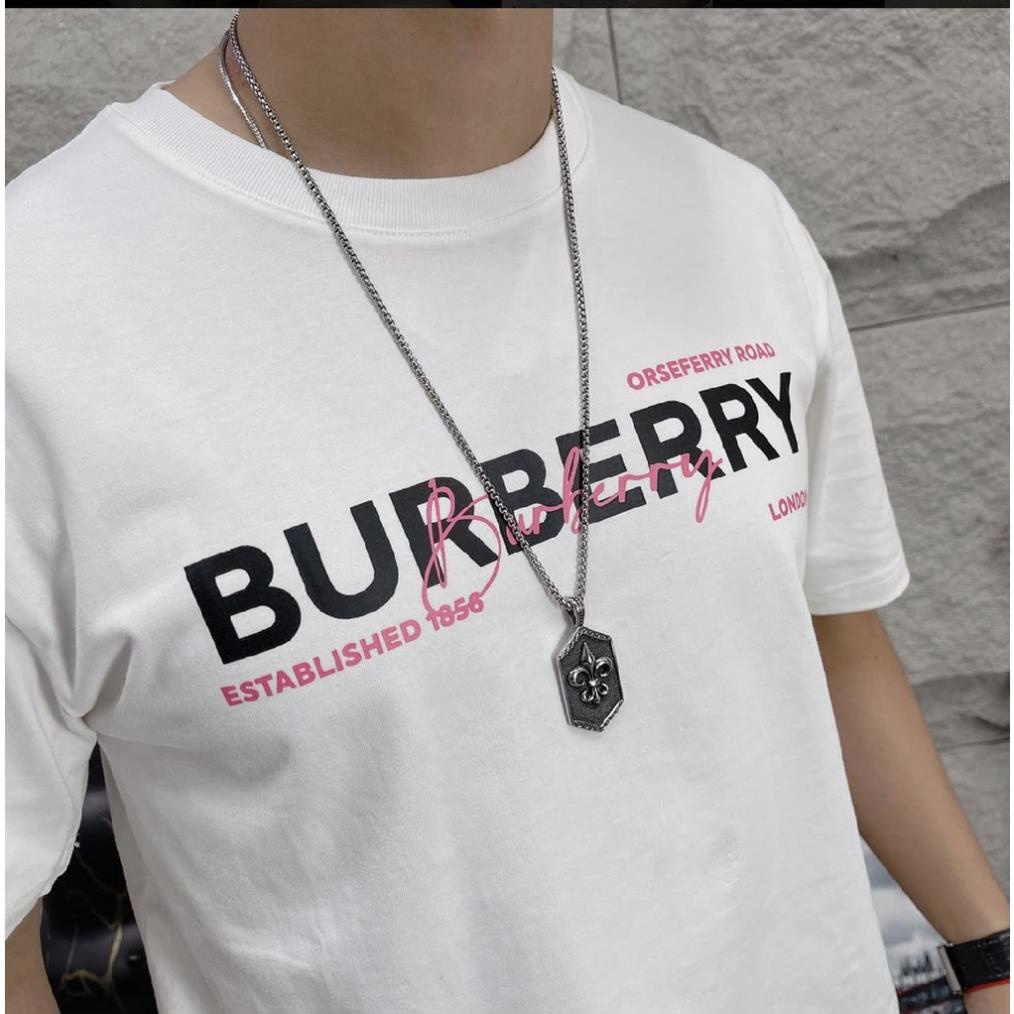 ÁO THUN BBR ESTABLISHED , ÁO THUN BBR CHỮ HỒNG VẢI cOTTON 100%