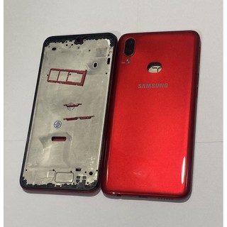 .Vỏ thay thế điện thoại sam sung A10S có luôn khay sim và kính camera sau