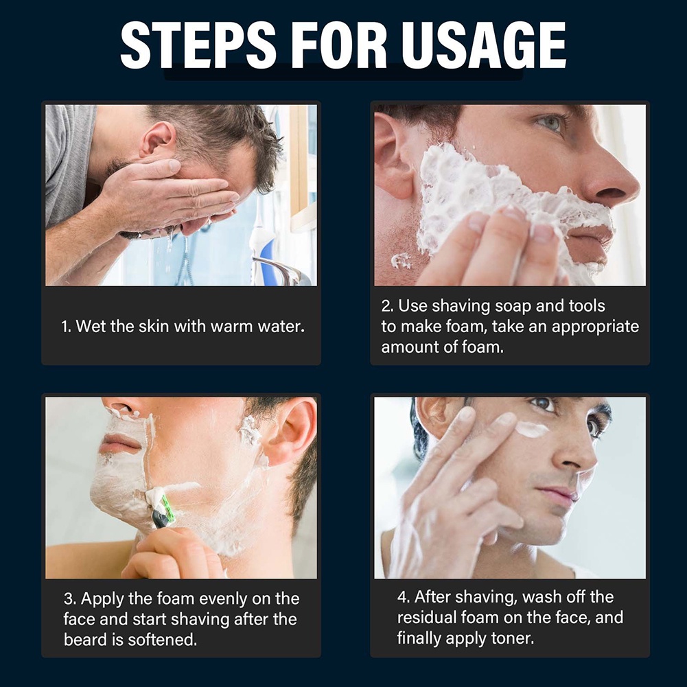 East Moon Kem Xà Phòng Cạo Râu Cho Nam Giới Nhẹ Nhàng Trong Hộp Nhôm Cung Cấp Bọt Cạo Râu Mịn Màng Phong Phú Và Nhẹ Nhàng